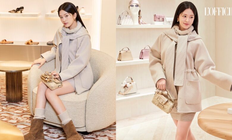 An Yu-jin ร่วมเฉลิมฉลองการเปิดบูติกแห่งใหม่ของ FENDI