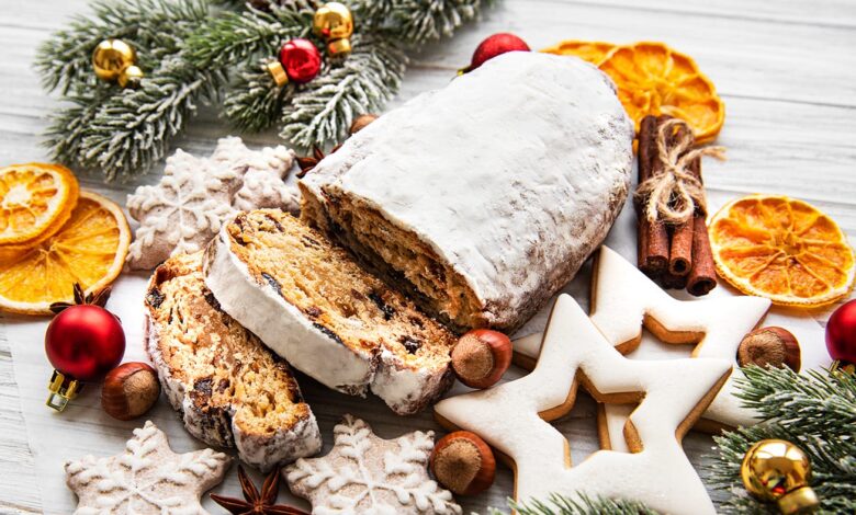 Stollen Cake ขนมหวานสำหรับเทศกาลนี้