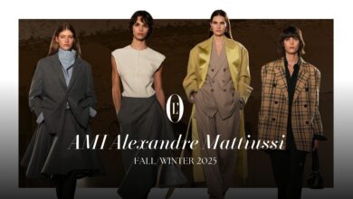 AMI Alexandre Mattiussi Fall/Winter 2025 ความหรูหราที่อบอุ่น