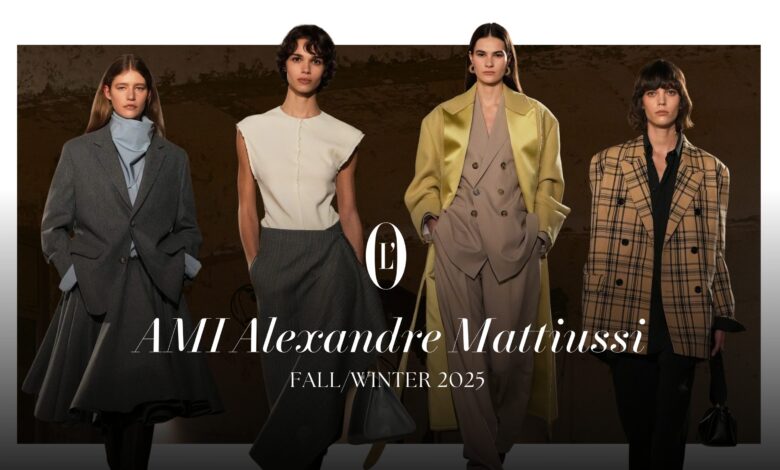 AMI Alexandre Mattiussi Fall/Winter 2025 ความหรูหราที่อบอุ่น