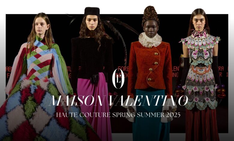 Maison Valentino Haute Couture Spring/Summer 2025: Vertigo ของรายการ