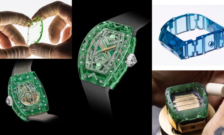 Richard Mille เผยเสน่ห์ของตัวเรือนแซฟไฟร์สีประดับด้วยอัญมณีในคอลเลกชั่น RM 07-02 Automatic Sapphire