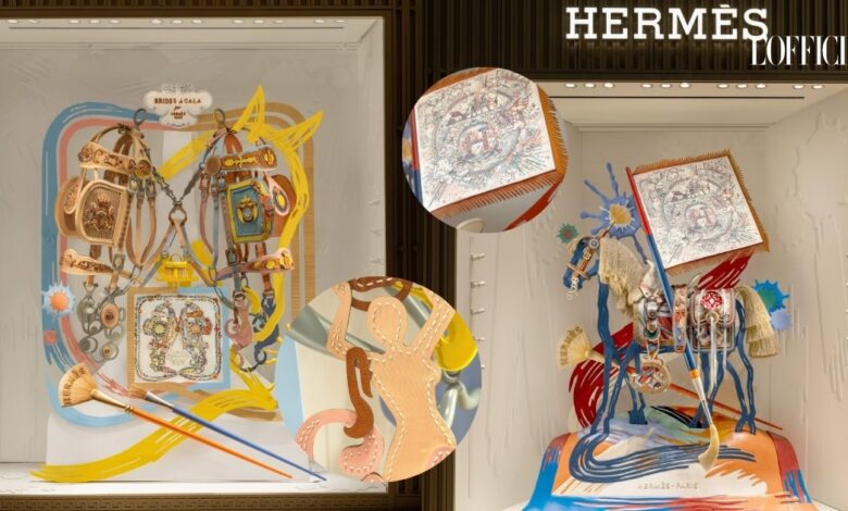 Window Display ณ Hermès ผลงานของศิลปินชาวไทย “ธีรวัฒน์ เฑียรฆประสิทธิ์”