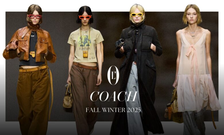 การผสมผสานความเรียบง่ายเเละขี้เล่นใน Coach Fall 2025