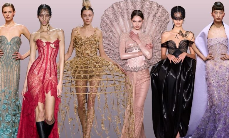 รวมเฉดสีเด่นใน Haute Couture Spring/Summer 2025