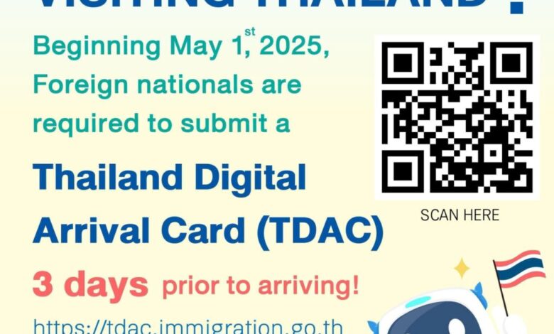 Thailand Digital Arrival Card (TDAC): Everything You Need to Know