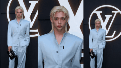 Felix แห่ง Stray Kids สะกดทุกสายตาในลุคหรูในงาน Louis Vuitton Cruise 2026