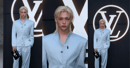 Felix แห่ง Stray Kids สะกดทุกสายตาในลุคหรูในงาน Louis Vuitton Cruise 2026