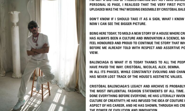 Pierpaolo Piccioli ขึ้นเเท่นเป็นผู้อำนวยการฝ่ายสร้างสรรค์คนใหม่ของ Balenciaga - L'Officiel Thailand