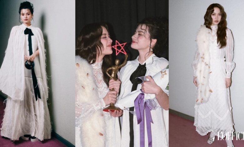 ย้อนชมลุคของ 'ฟรีน-เบ็คกี้' ในงาน Nine Entertain Awards 2025