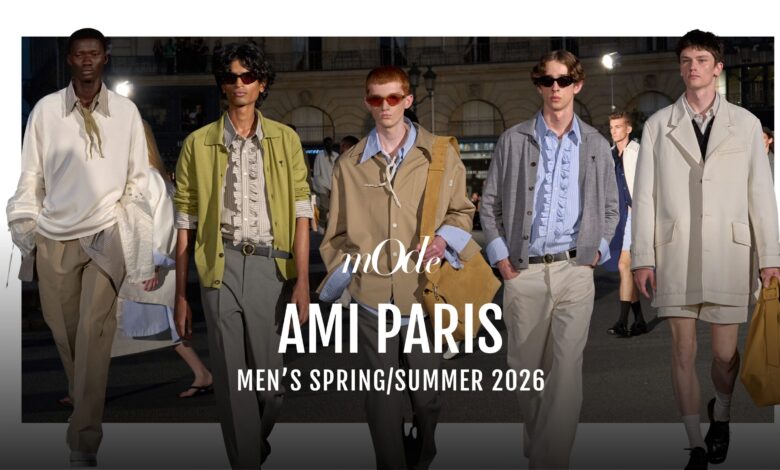 AMI Paris Spring/Summer 2026 มิติใหม่แห่งความเรียบง่ายที่สง่างาม