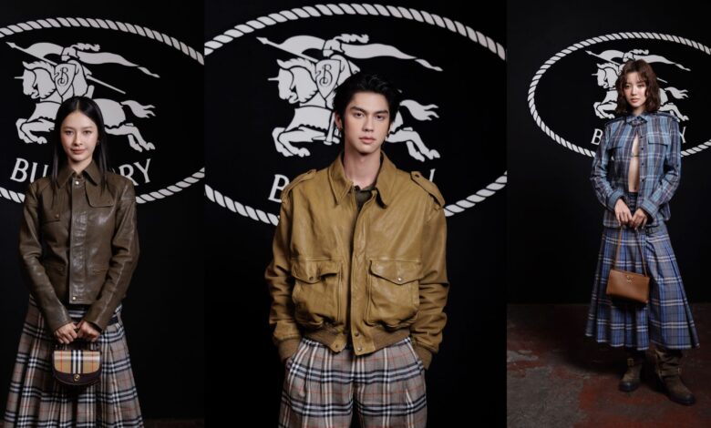 Burberry เฉลิมฉลองแคมเปญเทศกาลประจำฤดูกาล ณ กรุงเทพมหานคร