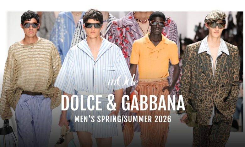 Dolce & Gabbana เปิดตัวคอลเลกชั่นสุภาพบุรุษ Spring/Summer 2026 ย้ำภาพลักษณ์ของ “Pyjama Boys”