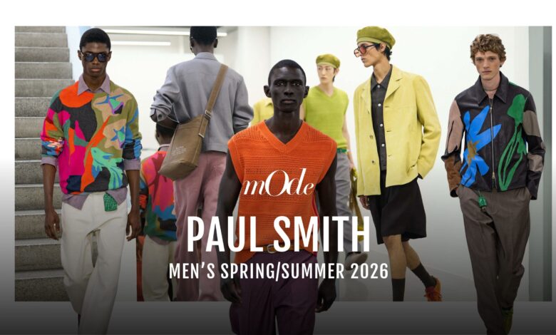 Paul Smith Spring/Summer 2026 คอลเล็กชั่นที่ได้แรงบันดาลใจจากการเดินทาง