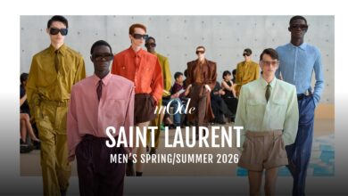 SAINT LAURENT MEN’S SUMMER 26 ความคลุมเครือกลายเป็นความสง่างาม
