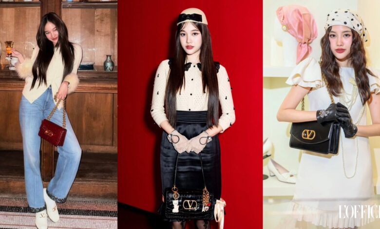 Valentino Garavani Vain: กระเป๋าสุดไอคอนิก กับลุค 3 สไตล์ของแบรนด์แอมบาสเดอร์ ฟรีน สโรชา