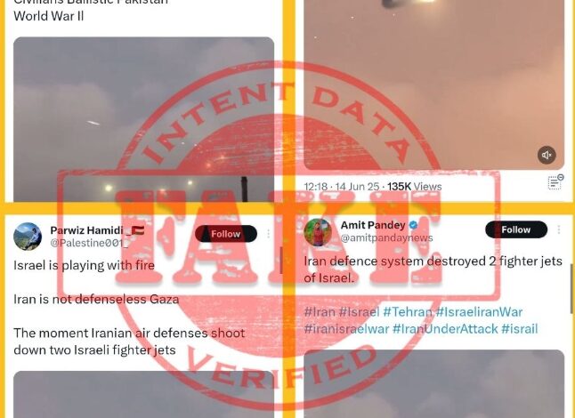 Israel-Iran Conflict: Viral Fighter Jet Video Is Fake Simulation