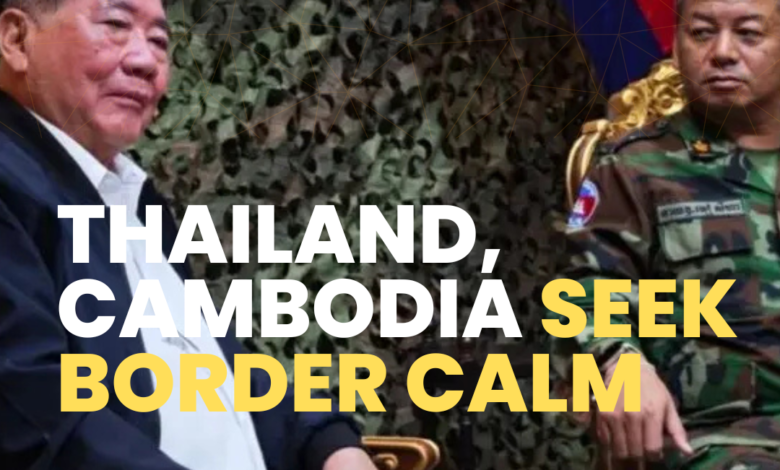 Thai, Cambodian Defense Chiefs Hold First Talks to Ease Border Tensions