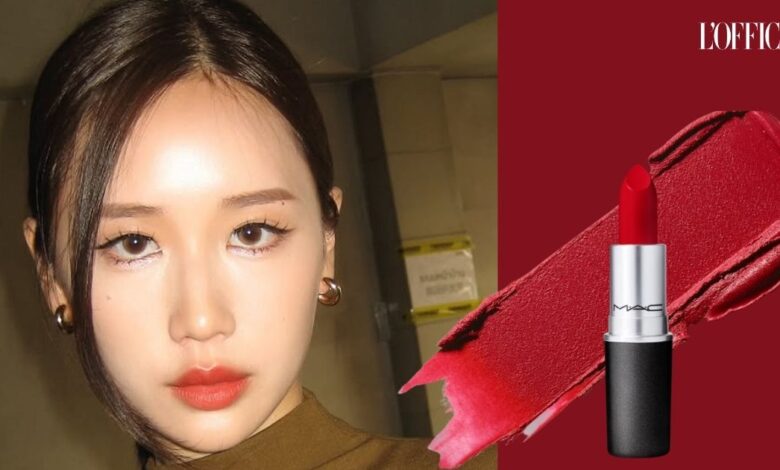 ลิปสติกสีแดงจาก M.A.C เฉดสี Ruby Woo ของ เสี่ยวหยู ในซีรี่ย์สงคราม ส่งด่วน