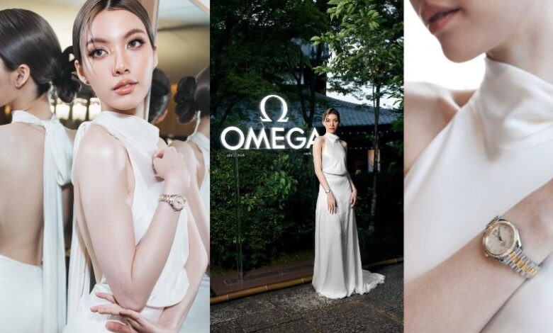 ออม กรณ์นภัส เฉลิมฉลองเปิดตัว OMEGA คอลเลกชั่น Aqua Terra 30 mm ที่เมืองเกียวโต