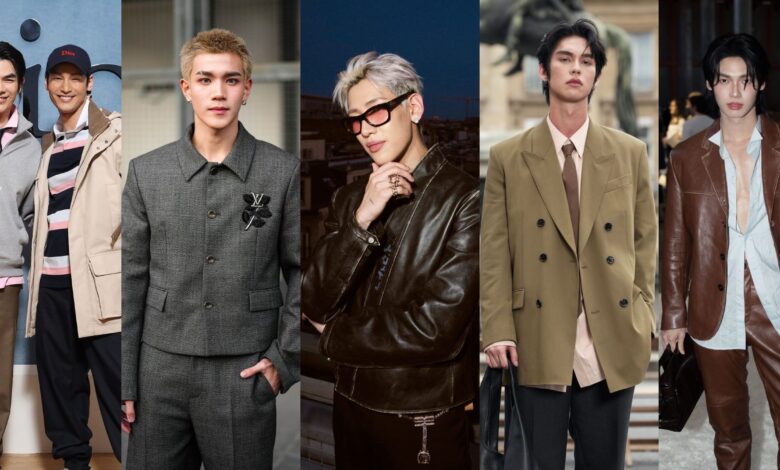 เหล่าดาราไทยที่ได้เข้าร่วมชมโชว์คอลเล็กชั่น Menswear Fashion Week Spring/Summer 2026