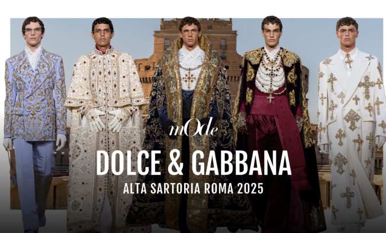 Dolce&Gabbana เปิดตัวคอลเล็กชั่น Alta Sartoria กลางกรุงโรม แรงบันดาลใจจากศาสนจักร