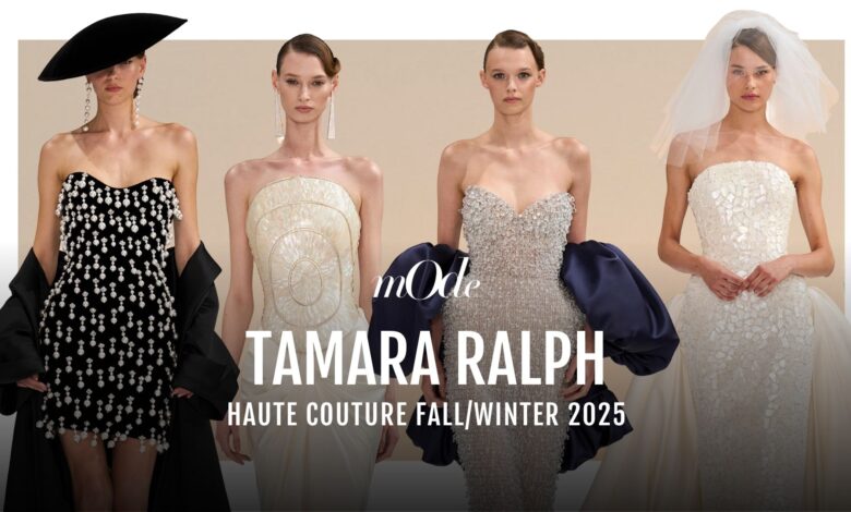 ความสง่างามในแบบ Art Deco ใน Tamara Ralph Haute Couture Fall/Winter 2025