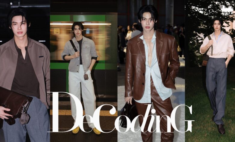รวบทุกลุคของ ‘วิน เมธวิน’ ใน Milano Fashion Week