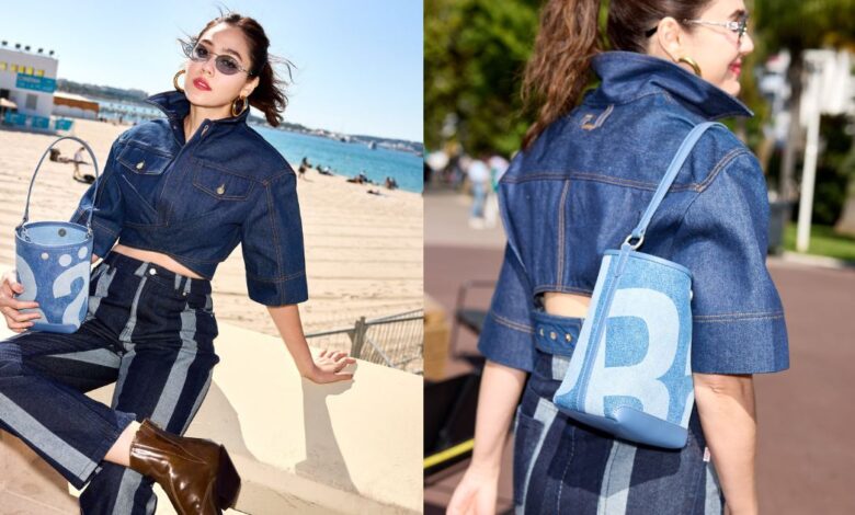 เปิดลุค Denim on Denim ลุคสุดชิคของชมพู่ อารยา จาก Rally Movement ณ เมืองคานส์