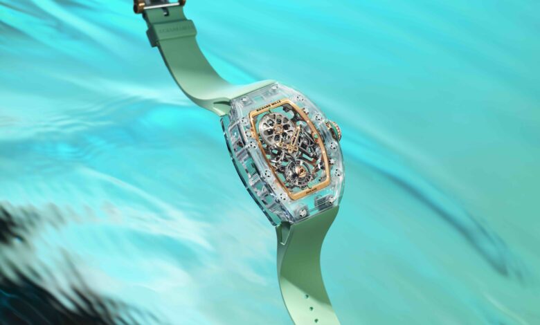 โปร่งใสจนถึงไหนๆ! RM 75-01 Flying Tourbillon Sapphire ผลงานล่าสุดจาก Richard Mille